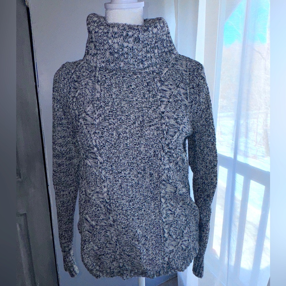 Gap Long-Sleeve Cable Knit Cowl Neck Sweater - Size XS